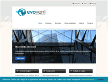 Tablet Screenshot of evovent.com